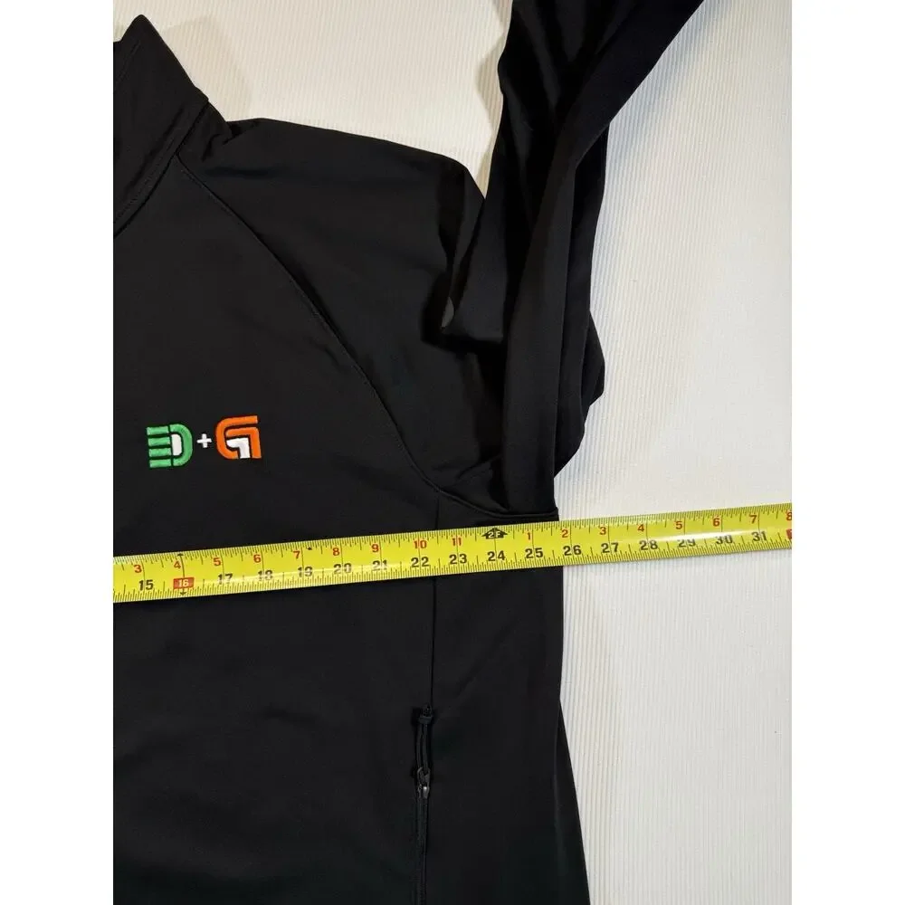 The North Face Full Zip Softshell Jacket Black D+G Logo Men’s XXL Fleece Lined
